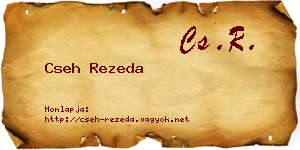 Cseh Rezeda névjegykártya